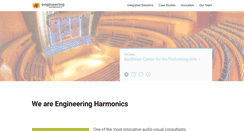Desktop Screenshot of engineeringharmonics.com
